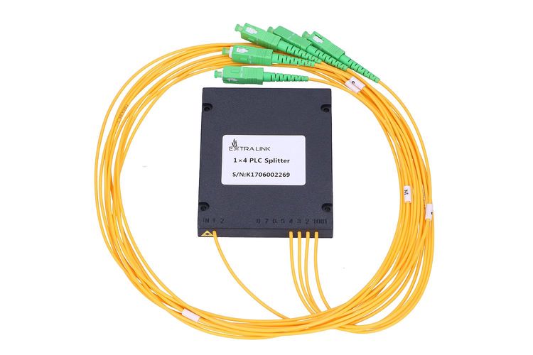 Extralink 1:4 PLC SC/APC | Splitter | 2,0mm, 1,5m, G657A, ABS module, EXTRALINK EX.7799 5902560367799