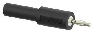 ADAPTOR, 2MM BANANA JACK-4MM BANANA PLUG 72-14348