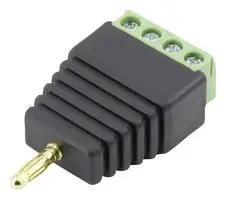 CONN, BANANA, PLUG, 10A, SCREW, 30VDC CLB-JL_8152