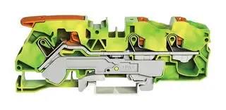 TERMINAL BLOCK, DINRAIL, 3WAYS, 6AWG 2116-5307
