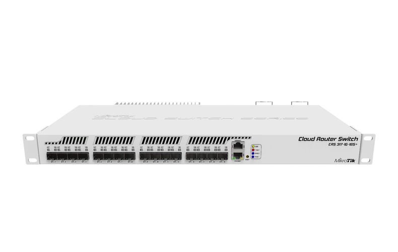 MikroTik CRS317-1G-16S+RM | Switch | 1x RJ45 1000Mb/s, 16x SFP+, MIKROTIK CRS317-1G-16S+RM 4752224002167