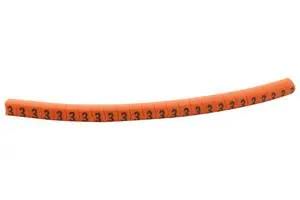 CABLE MARKER, PRE PRINTED, PVC, ORANGE 901-11003
