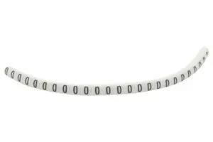 CABLE MARKER, PRE PRINTED, PVC, WHITE 901-11038