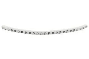 CABLE MARKER, PRE PRINTED, PVC, WHITE 901-11089