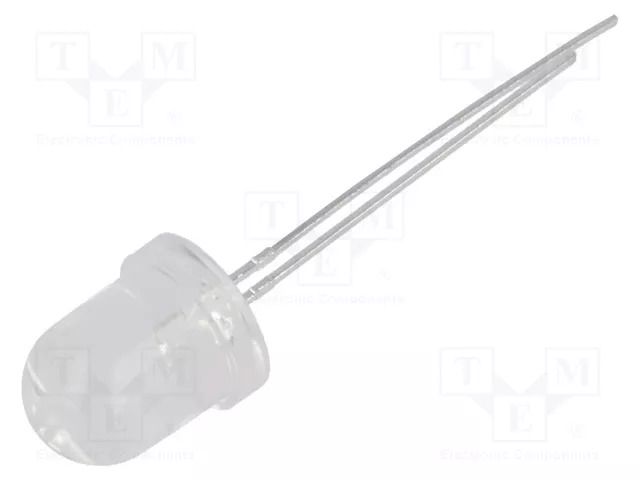 LED; yellow; 8mm; 70÷120mcd; 60°; Front: convex; 1.6÷2.6VDC LUCKYLIGHT LL-803UYD2C-Y2-1A