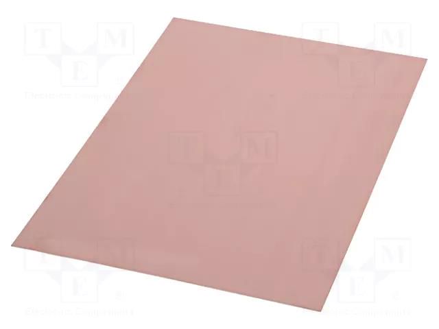 Laminate; FR4,fiberglass,epoxy resin; 1mm; L: 420mm; W: 297mm SOLDER PEAK LAM297X420E1