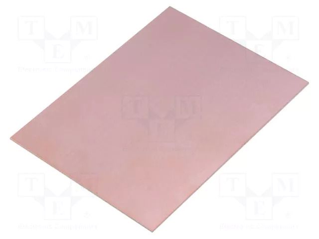 Laminate; FR4,fiberglass,epoxy resin; 1mm; L: 100mm; W: 75mm SOLDER PEAK LAM75X100E1