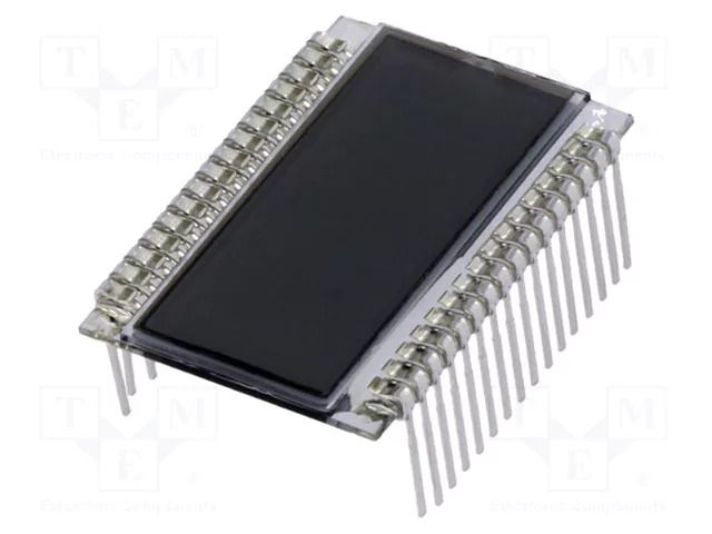 Display: LCD; 7-segment; STN Positive; No.of dig: 4; Char: 6.8mm DISPLAY ELEKTRONIK DE117-TS-20/7.5
