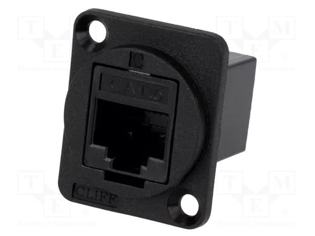 Coupler; coupler; FT; PIN: 8; Cat: 6; shielded; 8p8c; straight CLIFF CP30222