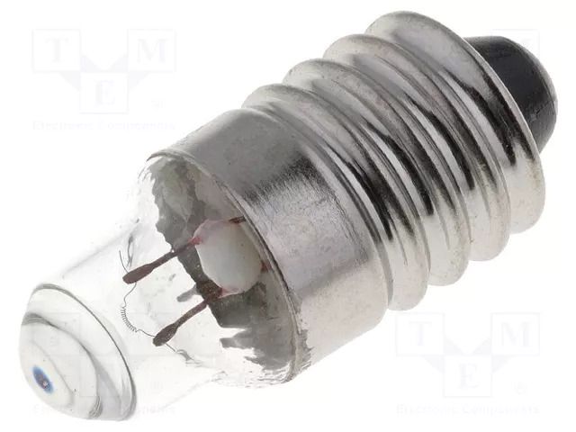 Filament lamp: standard; E10; 2.2VDC; 250mA; Bulb: lens; 0.55W BRIGHTMASTER LAMP-ES/2.2/250