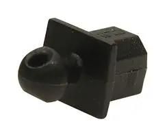DUST COVER, BLACK, USB RCPT CONN CP30293