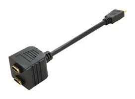AUDIO ADAPTER, HDMI PLUG-2 X HDMI RCPT PS000254