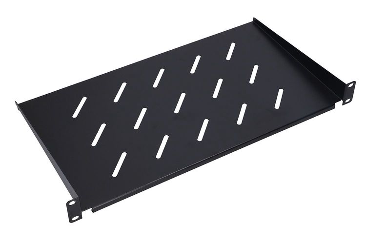 Extralink 1U 250mm Black | Shelf | 19", for wall cabinets, EXTRALINK EX.8659 5902560368659