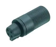 CIRCULAR CONNECTOR, RCPT, 4POS, CABLE 09-9764-00-04