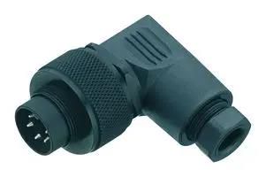 CIRCULAR CONN, PLUG, R/A, 4POS, CABLE 99-0109-106-04