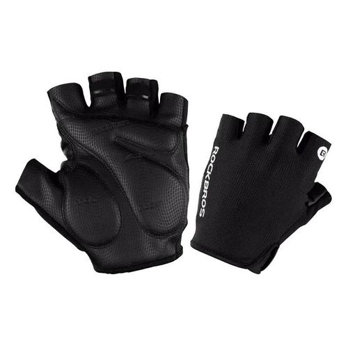 Bicycle half finger gloves Rockbros S106BK-M Size: M (black), Rockbros S106BK-M