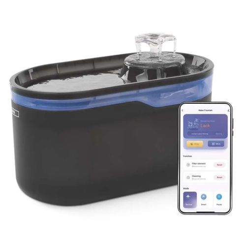 GoSmart water fountain Pet Care, 2.6 l, grey, Wi-Fi, EMOS H6102 8592920138762