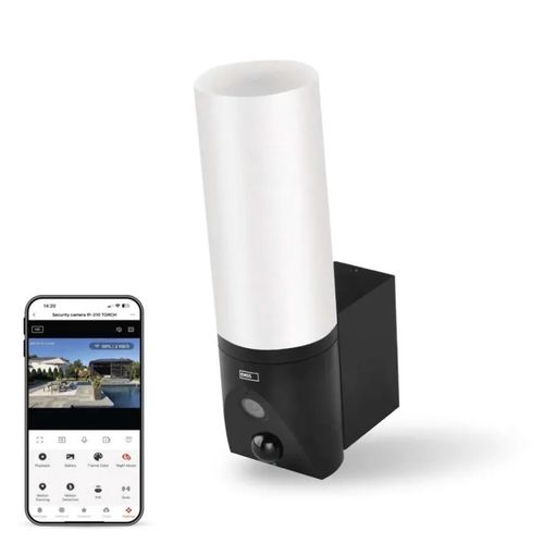 GoSmart Outdoor pivoting camera IP-310 TORCH with WiFi and light, black, EMOS H4065 8592920129050