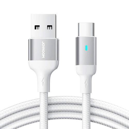 Cable to USB-A / Type-C / 3A / 1.2m Joyroom S-UC027A10 (white), Joyroom S-UC027A10 1.2m CW