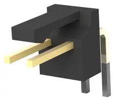 CONNECTOR, HEADER, 2POS, 1ROW, 2.54MM 3-647117-2