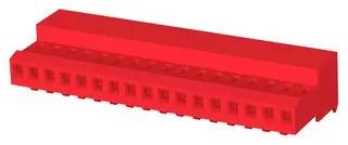 CONNECTOR, RCPT, 17POS, 1ROW, 2.54MM 4-640440-7