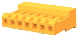 CONNECTOR, RCPT, 7POS, 1ROW, 3.96MM 640426-7