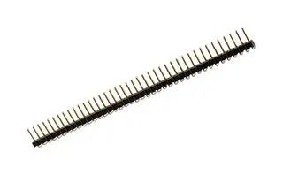 CONNECTOR, 40POS, HEADER, 2.54MM, 1ROW 4-102974-0