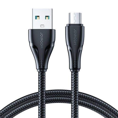 Cable to Micro USB-A / Surpass / 2m Joyroom S-UM018A11 (black), Joyroom S-UM018A11 2m Black