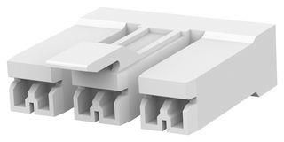 RCPT HOUSING, 3POS, NYLON 6.6, NATURAL 353255-1