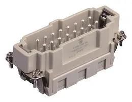 HEAVY DUTY INSERT, 16POS, PLUG, 20-14AWG T2040323101-000