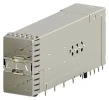 ZSFP+ CAGE & CONN, 40POS, PRESS-FIT, R/A 1-2198318-9