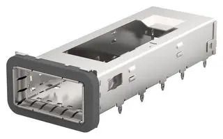 CAGE ASSEMBLY, QSFP28 1X1, GASKET 2170752-2