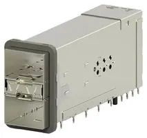 ZSFP+ CAGE & CONN, 40POS, PRESS-FIT, R/A 2198318-2