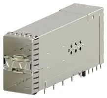 ZSFP+ CAGE & CONN, 40POS, PRESS-FIT, R/A 2198318-6