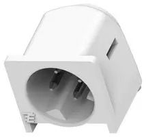 LIGHTING CONN, PLUG, 4POS, PCB 293415-1