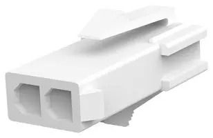 RCPT HOUSING, 2POS, NYLON, NATURAL 1586945-1