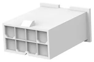 PLUG HOUSING, 8POS, PA 6.6, NATURAL 1969612-8