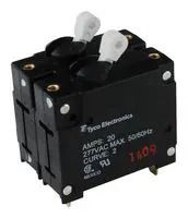 MAGNETIC HYDRAULIC CKT BREAKER, 2P, 10A 1-1393253-7