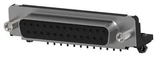 D SUB CONNECTOR, RCPT, 25POS, TH 5747846-5
