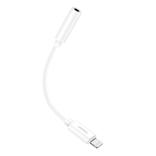 Audio cable 3.5mm jack to iPhone Foneng BM20 (white), Foneng BM20 White