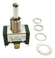 TOGGLE SW, SPST, 10A, 125V, PANEL ET110A12-Z