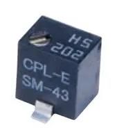 TRIMMER, 5K, 0.25W, 5TURNS SM-43TW502
