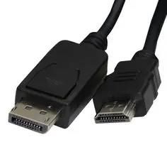 CABLE, DISPLAYPORT-HDMI PLUG, 3M 2419-3