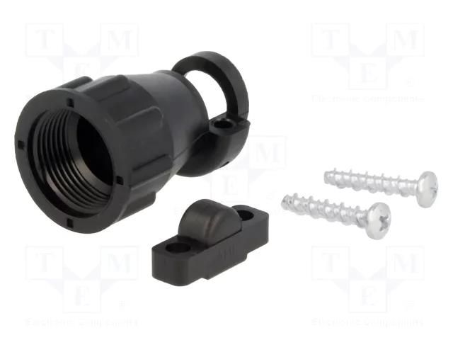 Cable hood and fastener; size 11; 8.3mm; straight; CPC TE Connectivity 1-206062-3