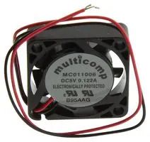 AXIAL FAN, 25MM, 5VDC, 3CFM, 24.8DBA MC011006