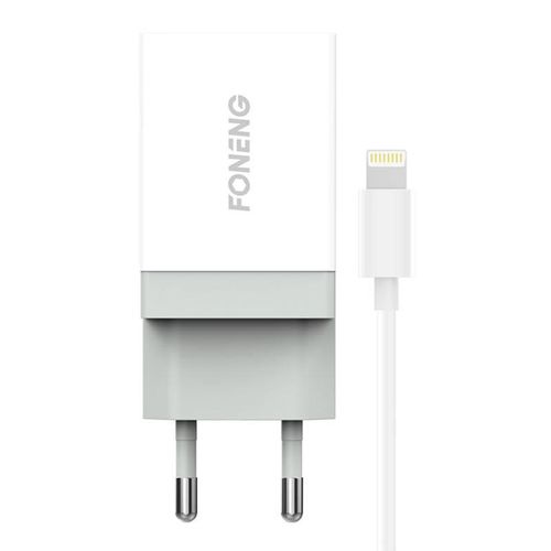 Charger Foneng 1x USB K210 10.5W + USB Lightning cable, Foneng K210 iPhone