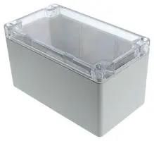 SMALL ENCLOSURE, SMALL, PC, GREY/CLEAR 1554K2GYCL