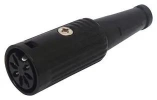 DIN AUDIO/VIDEO CONN, JACK, 7POS 601-0700