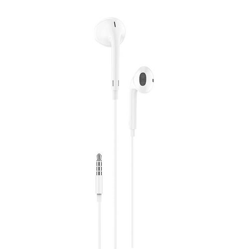 In-ear headphones, wired Foneng T34, mini jack 3.5mm, remote control (white), Foneng T34 White