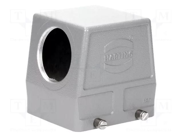 Enclosure: for HDC connectors; Han® B; size 32B (2 x 16B); high HARTING 19300320529